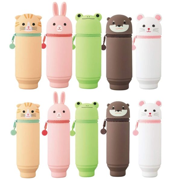 Lihit Lab Stand Pen Case Big Frog A7714-13 Japan (120 Characters) Hot on Sale - Image 5