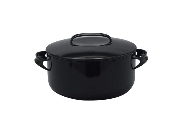 Noda Horo Japan Made Nomaku Casserole 24Cm Black (Nom-24Tbk) Online now