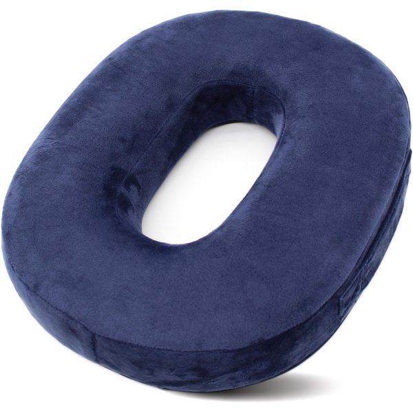 Lelante Conical Cushion Donut Cushion Postpartum Hemorrhoids High Resilience Navy - Recommended By Active Midwives (Japan) Online Hot Sale