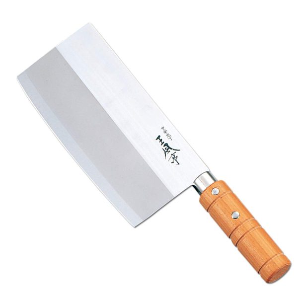 Fuji Cutlery Japanese Stainless Steel Double-Edged Chinese Knife Round Handle 175Mm - For Bone-To-Bone Cooking & Fine Vegetables Fa-70 on Sale